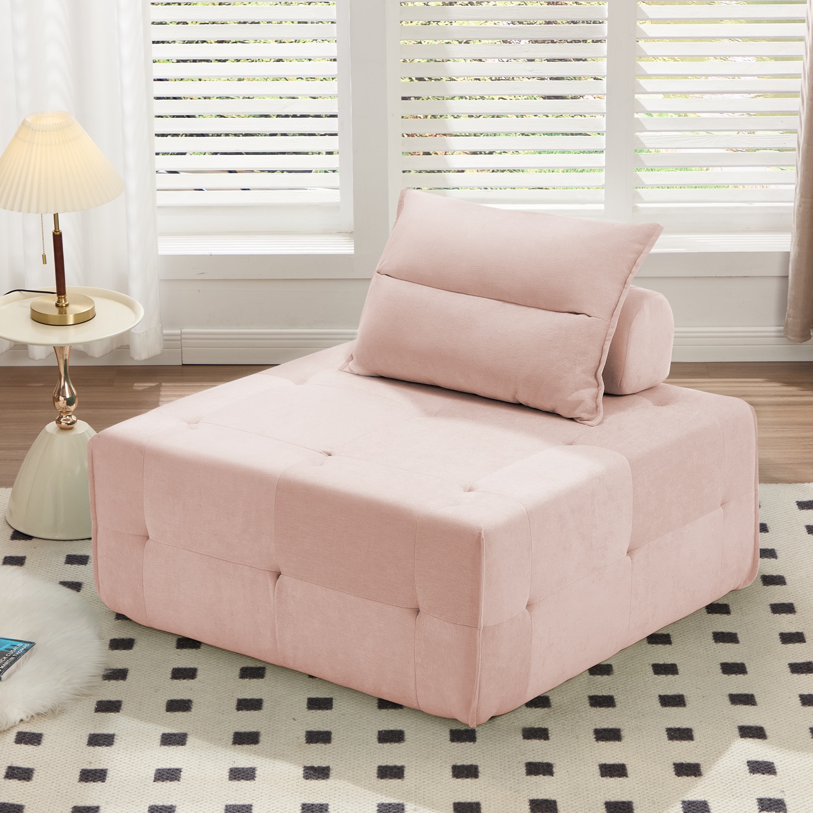 Modular Sectional Sofa With Deep Seat And Adjustable Backrest_voghion.com